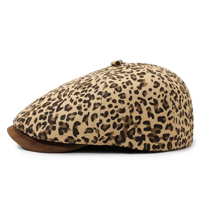 Alina Leopard Cap