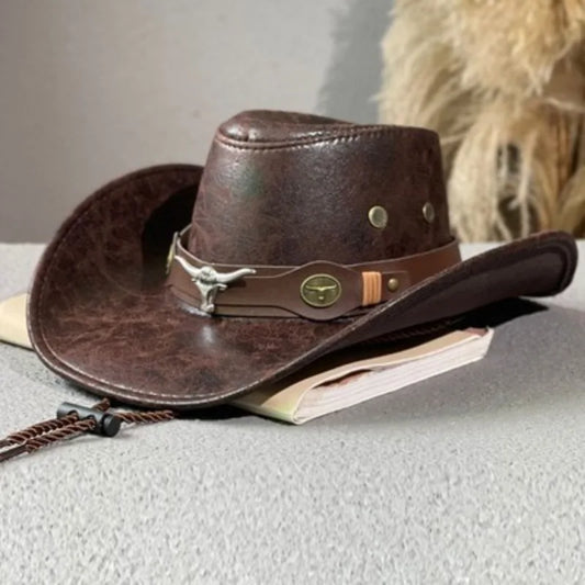 Arcadian Leather Top Hat